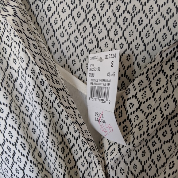 Motherhood Maternity Printed Tie Dress - Picture 2 of 5